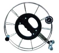 Ruota del kite, , Acciaio inossidabile, Avvolgitore for aquiloni da esterno, Ruota anti-inversione con freno silenzioso(28cm)
