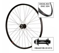 Ruota della bicicletta Mach1 D. Cross-R23 32H - M6010 15x100 Noir