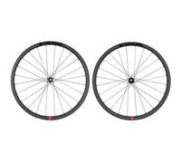Massi X-grava Carbon 30 isc Tubeless Gravel Wheel Set Argento 12 x 100/12 x 142 mm / Shimano/Sram HG Black
