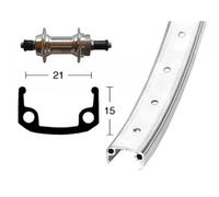 Winora Aluminium Wheel 6-7s 26´´ Rear Wheel Argento 10 x 135 mm