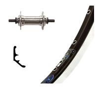 Winora Rigida Zac 19 Road Front Wheel Nero 9 x 100 mm Black / Silver