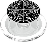 Ruota della Fortuna IT Support Helpdesk Programmatori Geek PopSockets PopGrip per MagSafe