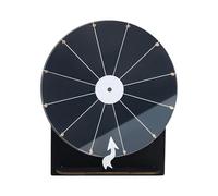 Ruota della fortuna Spinner | 28 cm roulette in legno | Accessorio da gioco solubile per adulti e adolescenti organizzatore feste di classe premi feste feste feste riunioni di famiglia | nascita dei