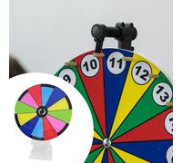 Ruota della roulette da 20 cm in acrilico per attività didattiche, giochi