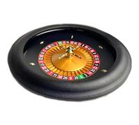 Ruota della roulette Deluxe lucida da 18" in ABS di qualità casinò