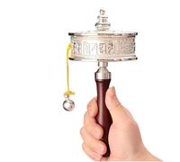 Ruota delle scritture buddista, Ruota della preghiera buddista, ruota della preghiera portatile, ruota della preghiera buddista tibetana