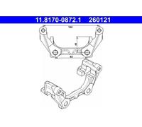 Supporto, pinza freno ATE 11.8170-0872.1