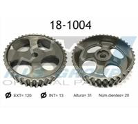 Ruota dentata albero intermedio Cinghia dentata 18-1004 IJS GROUP per RENAULT