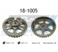 Ruota dentata albero intermedio Cinghia dentata 18-1005 IJS GROUP per RENAULT