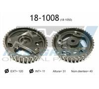 Ruota dentata albero intermedio Cinghia dentata 18-1008 IJS GROUP per RENAULT
