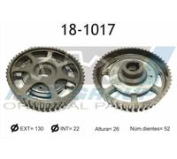 Ruota dentata albero intermedio Cinghia dentata 18-1017 IJS GROUP per AUDI SKODA