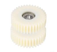 Ruota dentata in nylon bianco a 36 denti con cuscinetto per motore Bafang e E-bike, componente di ricambio per sistema di trasmissione di biciclette elettriche, parte in plastica ad alta resistenza (2