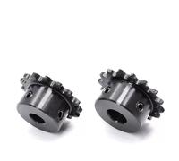 Ruota dentata industriale 04C da 16/16/17 denti, catena in acciaio n. 45, diametro interno dell'ingranaggio di 5-16 mm, passo 35 mm (6 mm, 16 Teeth (1pc))