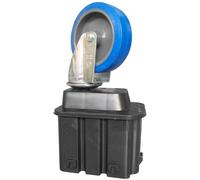 Ruota destra per cassa pallet in plastica pesante 1200 x 800, 2 Kg