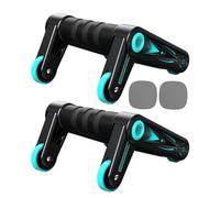 Ruota di addestramento del nucleo addominale Roller, macchina a rullo AB pieghevole resistente per allenamento efficace per la resistenza al nucleo, attrezzatura per fitness non slip per pilates, pale