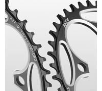 Ruota di catena singola per bici da strada, 110BCD, design a 5 bulloni, disponibile nelle misure 42T, 44T, 46T, 48T (46T)