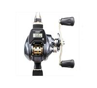 Ruota di conteggio automatico del display digitale per la pesca della zattera, ruota a goccia magnetica a 18 assi metallo pieno