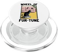 Ruota di Fur-Tune Robot Aspirapolvere Divertente Gatto PopSockets PopGrip per MagSafe