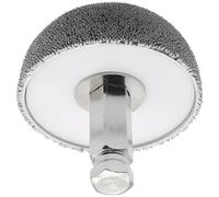 Ruota di lucidatura efficiente per la rimozione della gomma con adattatore per la testurizzazione di pneumatici e superfici in applicazioni industriali Ruota di contorni svasati