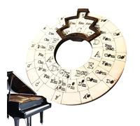 Ruota di per chitarra - Ruota di musicale creativa, strumento musicale rotondo in legno | Guida rapida alla composizione ed esplorazione musicale, strumento per chitarra, pianoforte