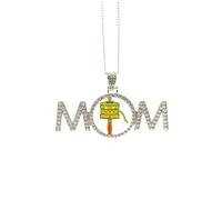 Ruota di preghiera culturale, regalo per la festa della mamma, per mamma, nonna, collana di compleanno, Medio