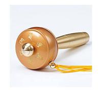 Ruota di preghiera manuale, Ruota di preghiera, Utilizzato for preghiera, benedizione, meditazione, rilassamento, yoga(Gold)