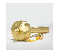 Ruota di preghiera, Ruota di preghiera tibetana, Ruota di preghiera buddista, Ruota di preghiera buddista tibetana Om Mani fatta a mano in rame(Rosso)(Gold)