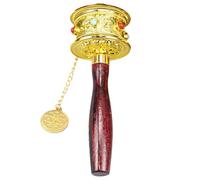 Ruota Di Preghiera - Ruota Di Spinner In Legno, Strumento Spirituale Portatile | Cilindro Di Meditazione Buddista Con Una Caratteristica Di Scritture Incise, Spinner Di Preghiera Tradizionale Per Le