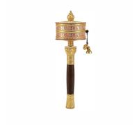 Ruota di Preghiera tibetana Parole Manovella Ruota di preghiera buddista Ottima fattura for rituali buddisti(25.5cmx7.5cm)