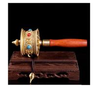 Ruota di preghiera tibetana, Una ruota del sutra a manovella, estremamente fluida e silenziosa, for il buddismo tibetano