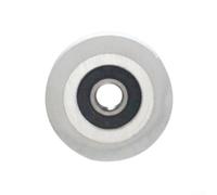 Ruota di pressatura in gomma 38 x 30 x 8 mm con cuscinetto per colla bordi | Cuscinetto integrato, funzionamento più fluido, vibrazioni ridotte, per una vestibilità ideale, dimensioni 38 x 30 x 8 mm