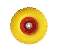 Ruota di ricambio in gomma piena di poliuretano da 260 mm (4.10/3.5-4) per carrello portasacchi, 75 x 20 mm