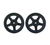 Ruota di ricambio per decespugliatore a spinta manuale, dimensioni 20,3 cm, compatibile con telai in plastica per una rotazione costante e un contatto con terra liscio (2 pezzi)