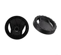Ruota di ricambio per idropulitrice Karcher K2 K3 5.515-298.0 compatibile con K2 Premium per modelli Hummer Kit ruota posteriore nera duratura (confezione da 2)