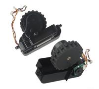 Ruota di ricambio per robot aspirapolvere, montaggio con ruote a sinistra e destra, struttura in plastica, navigazione silenziosa, compatibile con D520, 1690 (ruota sinistra e destra)