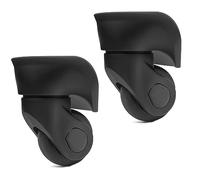 Ruota di ricambio per valigie per bagagli, cuscinetto a rulli, riparazione di ruote resistenti, 1 paio, Uno