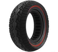 Ruota di ricambio solida 8,5 x 3 per KUGOO per G2PRO per scooter VSETT 8/9 Plus, geometria del battistrada ottimizzata e caratteristiche di guida bilanciate (rosso)