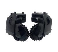 Ruota di scorrimento sinistra/destra, compatibile con pezzi di ricambio for aspirapolvere XiaoMi, Mijia 1C/ 1T/ STYTJ01ZHM/ Dreame F9(Right and Left black)