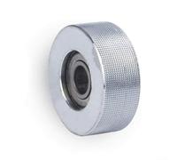 Ruota di stampa per macchina di sigillamento continuo Rullo metallico del diametro di 50mm utilizzato in FR1000 FR900 Per sigillatori a nastro con opzione liscia o a strisce (ruota di goffratura)