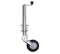 Ruota di supporto 500 kg per rimorchio, Ø 60 mm,Rotella di sostegno carico pesante,Ruota Ruotino 227x62mm,sollevamento carrello appendice rimprchio roulotte registrbile,per rimorchi roulotte trailer