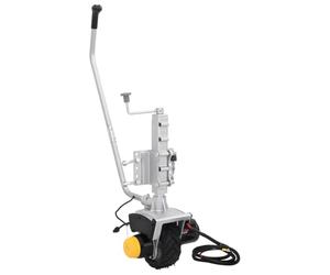 Ruota di supporto per rimorchio, 12 V, 550 W, in alluminio, sollevatore | Robusta struttura in alluminio, portata di 2722 kg, freno automatico, morsetto regolabile in altezza