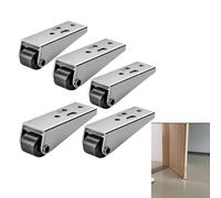 Ruota direzionale in acciaio inox PP nylon, silenziosa e resistente, adatta per piattaforme isolane telescopiche, cassetti tatami, danni porte e manutenzione