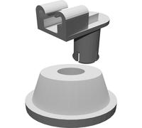 Ruota e Mozzo Cestello Inferiore Lavastoviglie Ricambio per Bosch Stampato 3D