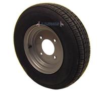 Ruota e pneumatico da 10" per rimorchio Beavertail Ifor Williams 2000 kg 145 R10