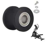 Ruota ellittica per macchina orbitale per attrezzature fitness costruita con design in poliuretano e nucleo in alluminio, compatibile con diverse dimensioni (42 x 25,5 mm, 1 pezzo)