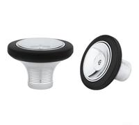 Ruota facile in lega di alluminio per Brompton pieghevole per bici con | Corpo in lega 6061-T6, grande cuscinetto centrale, rotolamento liscio, design anti-ribaltamento, finitura anodizzata nera
