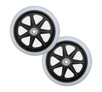 Ruota for sedia a rotelle Ruota sostitutiva for sedia a rotelle da 5-6-8 pollici, Ruota anteriore for sedia a rotelle manuale, Pneumatico solido non gonfiabile in PU, Rulli con rotelle, Accessori for