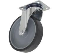 Sealey SCW2100SPEM Rendimento Medio Termoplastica Girevole Rotella Ruota Ø100mm