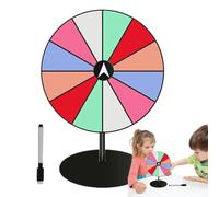 Ruota girevole per premi: 12 Slot ruotano la Ruota con Supporto, Set di Ruota di Giradretizzazione Acrilico per Vincere il Gioco, Tavolo Ruota per Ferry