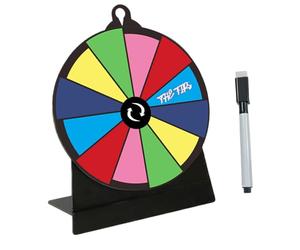 Ruota girevole per premi multifunzione riutilizzabile Fortune Giradischi | Gioco Ruota Colorata Spinner Con Supporto per Eventi Commerciali Fiere Raccolta Fondi Eventi Performance Partiti